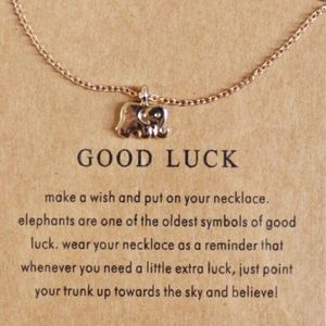 ⭐️ Good Luck Elephant Necklace ⭐️ 2 for 20❗️